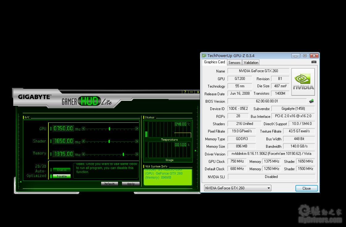 微星gtx260显卡功耗大揭秘！低负载仅30瓦，游戏运行150瓦，超频更惊艳  第6张