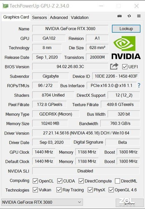 技嘉gtx1070：稳定如盾，热力有力  第6张