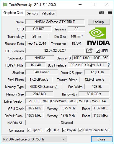 网驰GTX750 vs GTX460：游戏性能对比，谁更胜一筹？  第1张