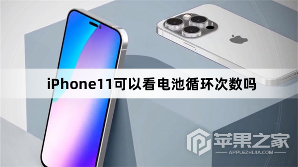 iPhone11可以看电池循环次数吗_iPhone11怎么看电池循环次数