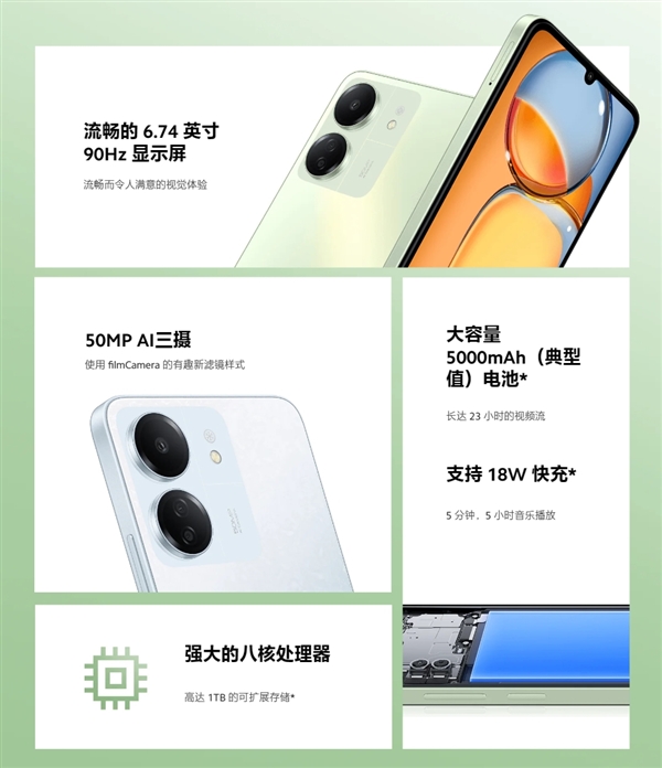 百元入门机天花板！Redmi 13C国内入网：升级侧边指纹+高刷屏  第4张