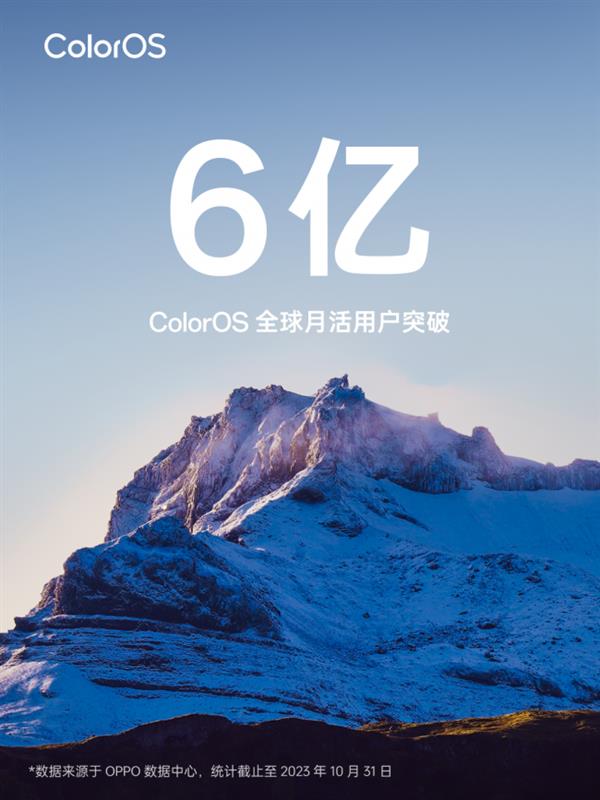 OPPO ColorOS全球月活用户突破6亿 深耕底层技术以体验为先  第1张