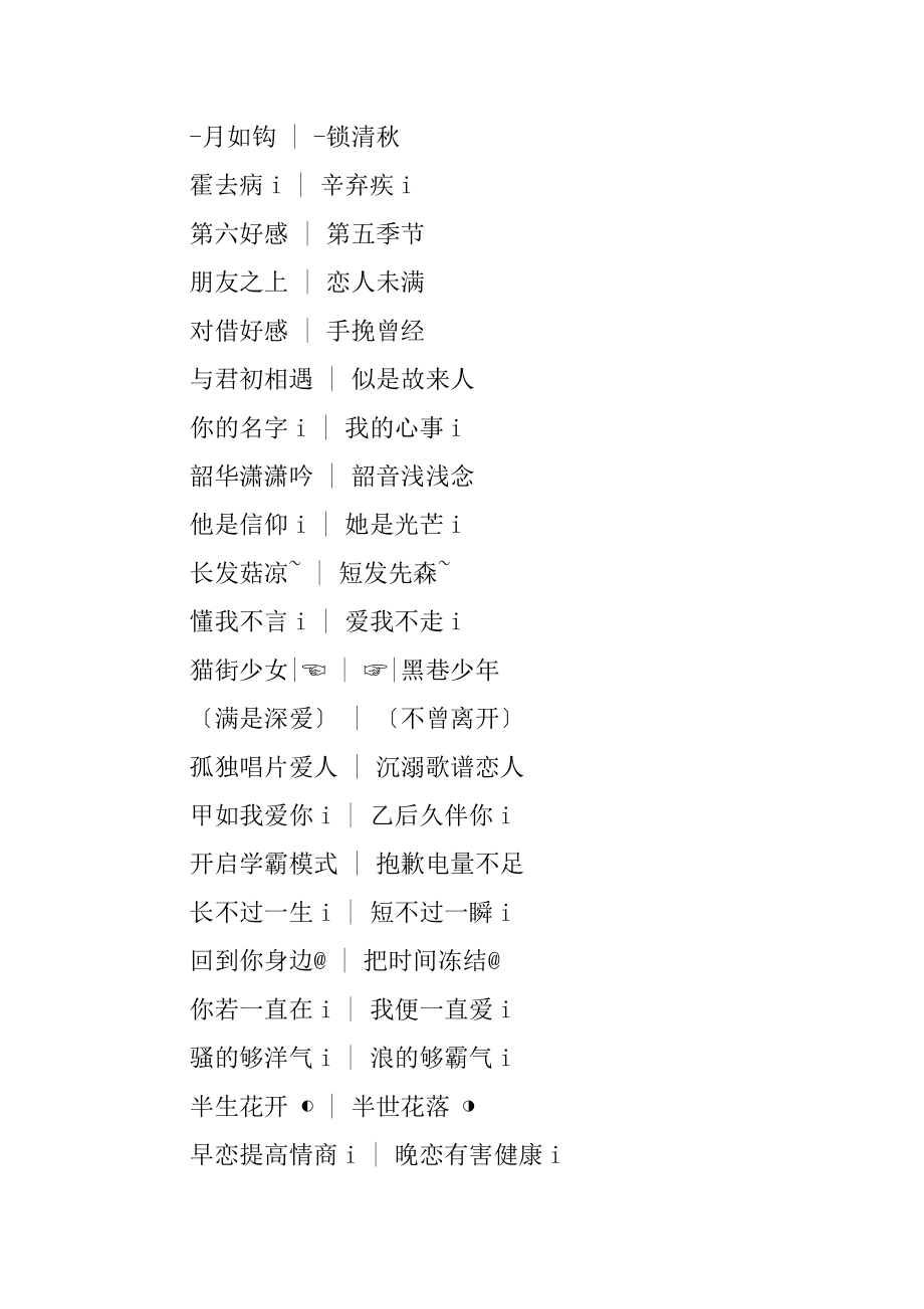 【情侣名字大公开】历史情侣 vs 现代CP，你更喜欢哪一对？  第7张